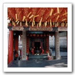 軍和巷土地廟民眾祈福燈籠團簇