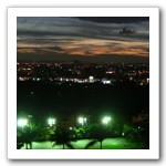 臺中市區華燈初上，風雲夜臨